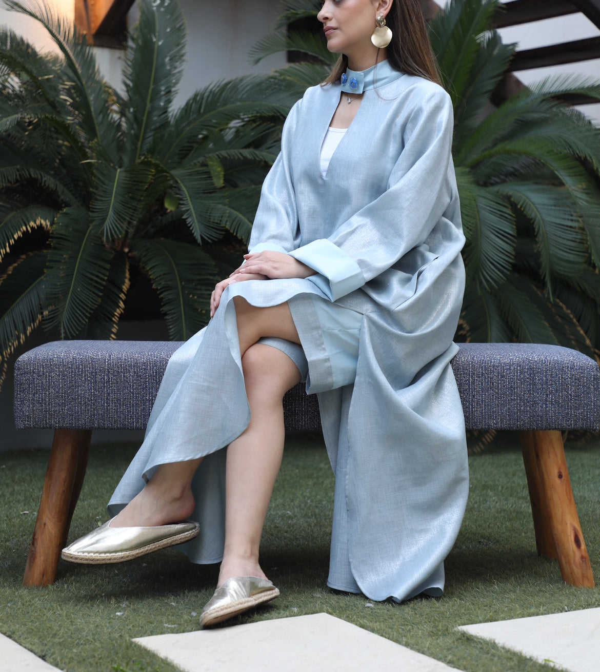 Baby Blue Linnen Set