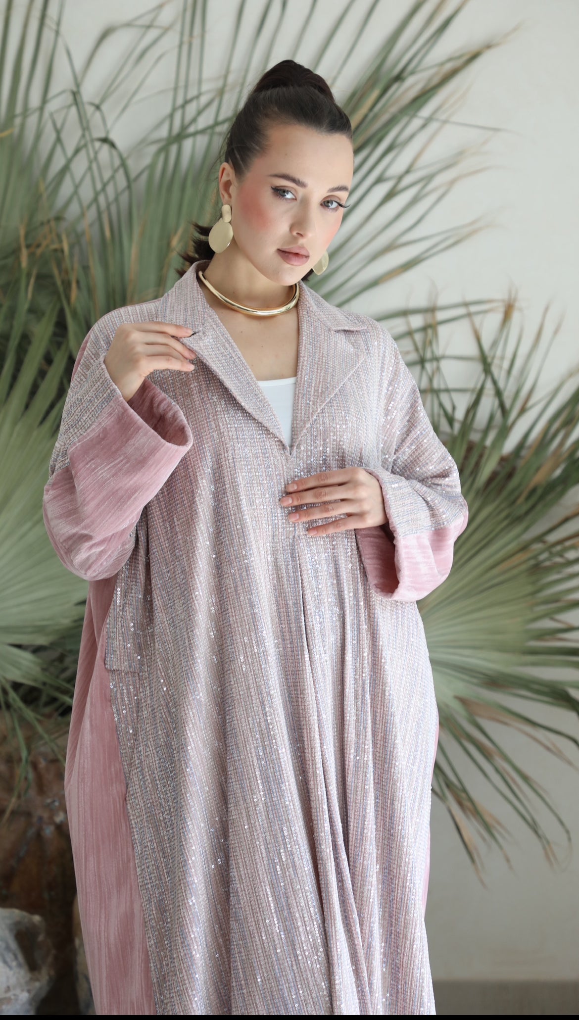 Pink Glitter Velvet