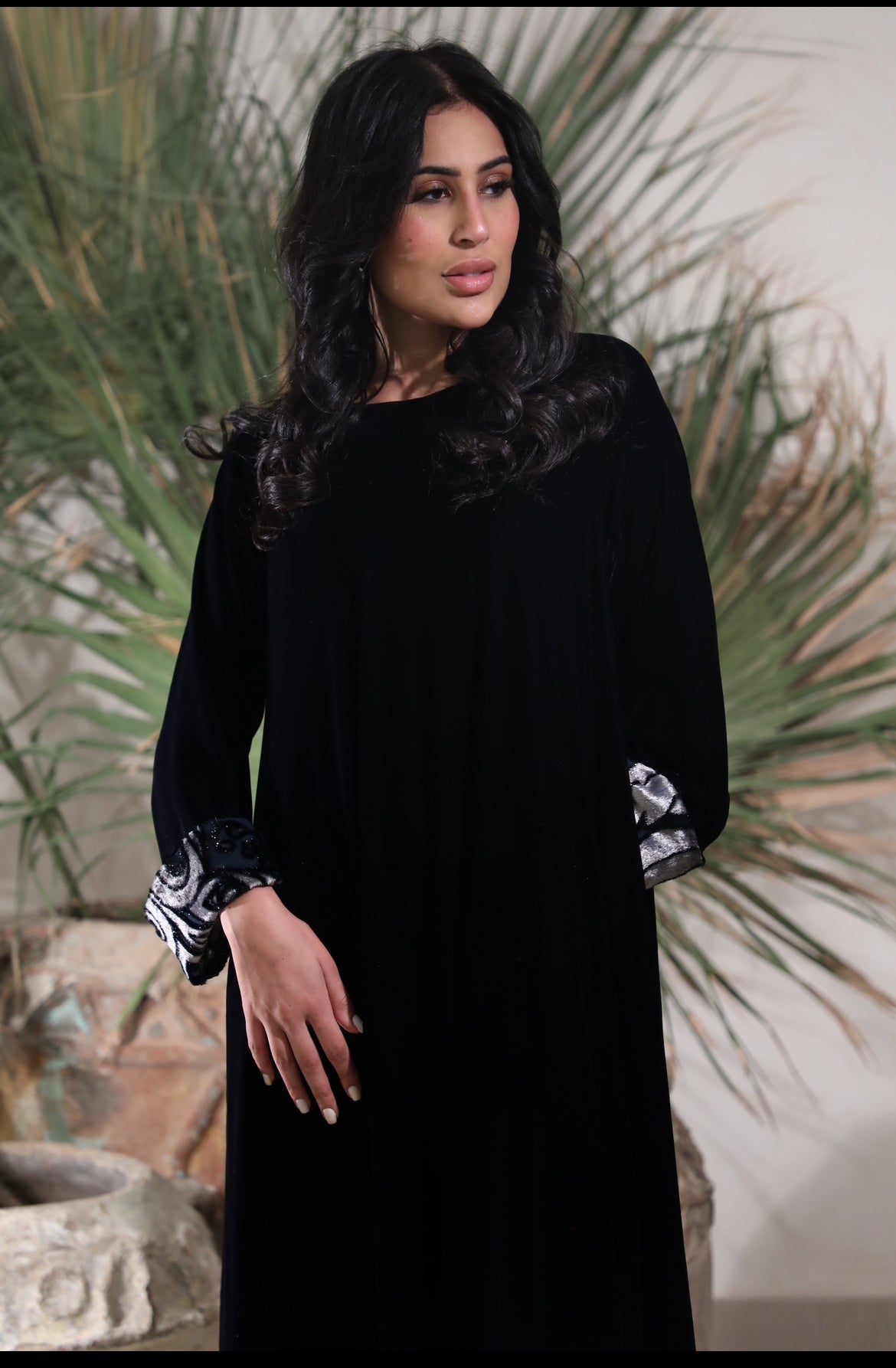 Navy Velvet Closhe Kaftan